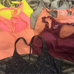 New Balance, Puma, Under Armour Women’s Sports Bra Collection. Medium